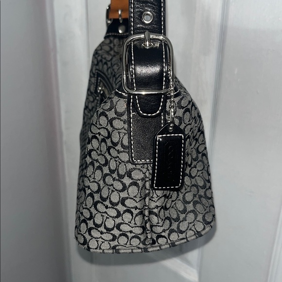 Coach Mini 6332 Vintage Demi Y2k Soho Black Signature C Canvas Shoulder Bag - Picture 4 of 7